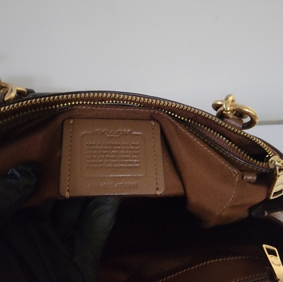 Coach Brooke Carryall Bag Signature Coated Canvas Bag - Picture 8 of 11